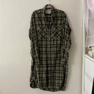 Long sleeve flannel shirt